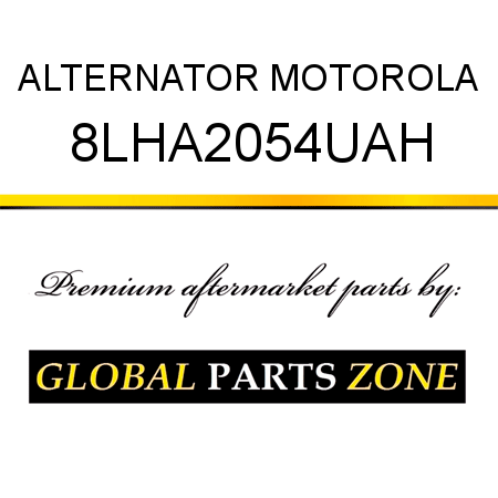 ALTERNATOR MOTOROLA 8LHA2054UAH