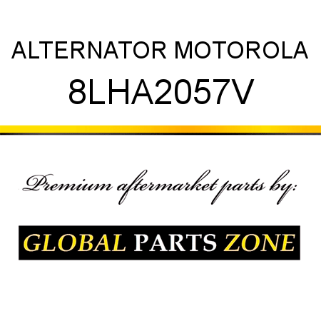 ALTERNATOR MOTOROLA 8LHA2057V