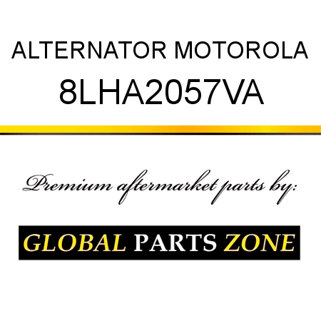 ALTERNATOR MOTOROLA 8LHA2057VA