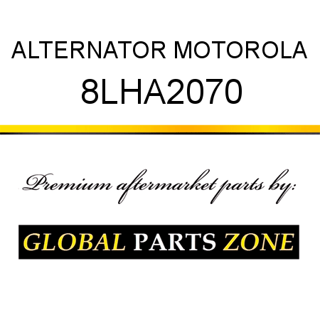 ALTERNATOR MOTOROLA 8LHA2070