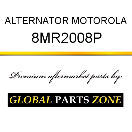 ALTERNATOR MOTOROLA 8MR2008P