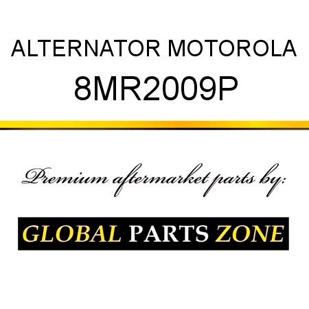 ALTERNATOR MOTOROLA 8MR2009P