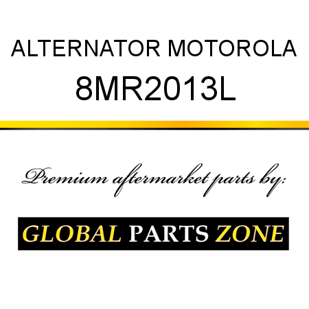 ALTERNATOR MOTOROLA 8MR2013L