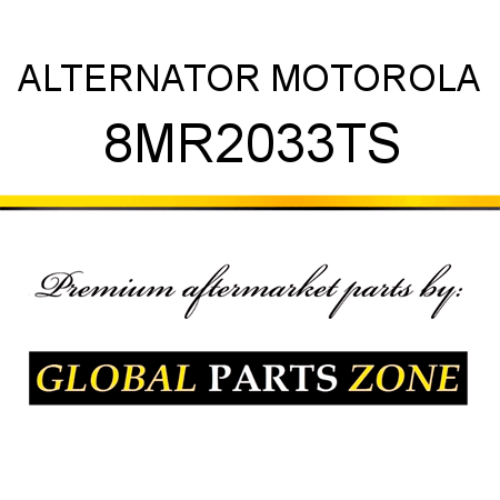 ALTERNATOR MOTOROLA 8MR2033TS