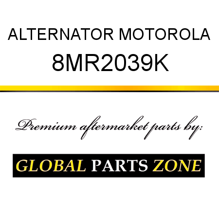 ALTERNATOR MOTOROLA 8MR2039K