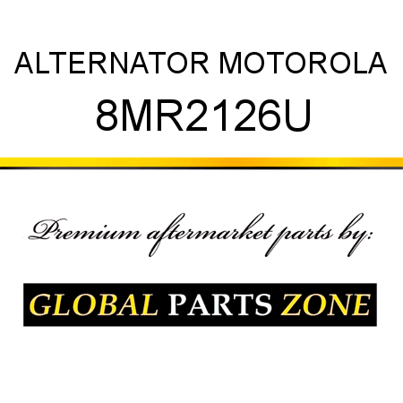 ALTERNATOR MOTOROLA 8MR2126U