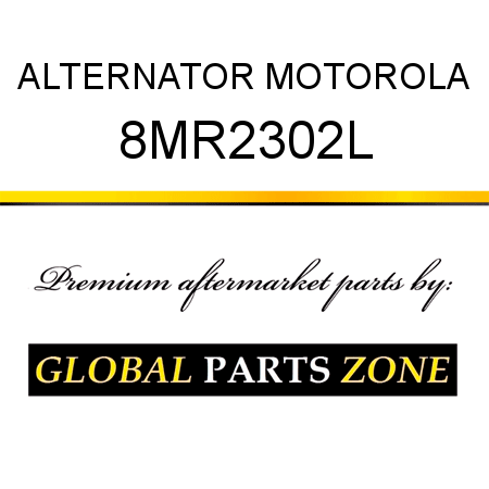 ALTERNATOR MOTOROLA 8MR2302L