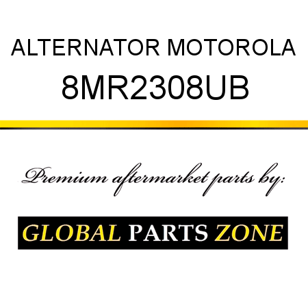 ALTERNATOR MOTOROLA 8MR2308UB