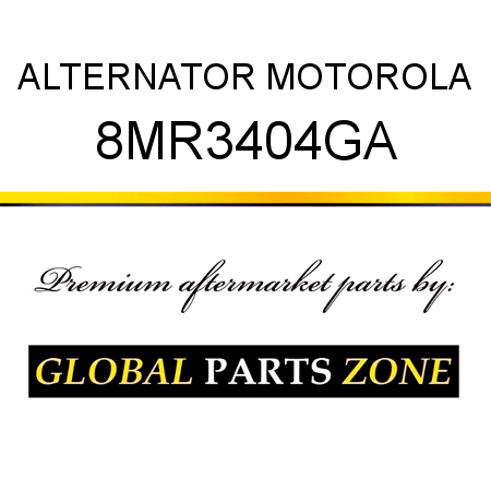 ALTERNATOR MOTOROLA 8MR3404GA