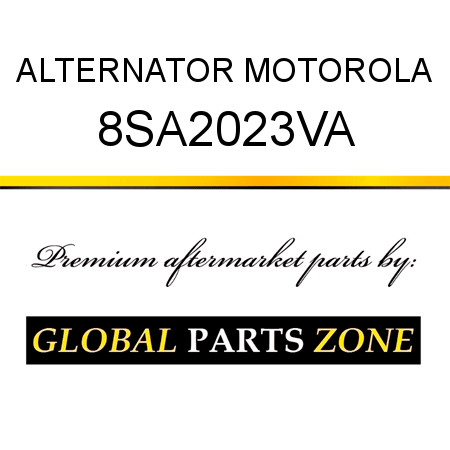 ALTERNATOR MOTOROLA 8SA2023VA