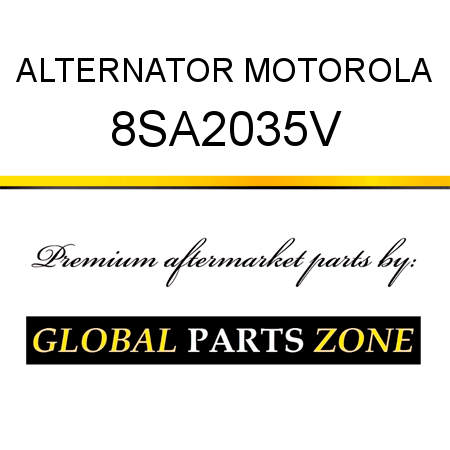 ALTERNATOR MOTOROLA 8SA2035V