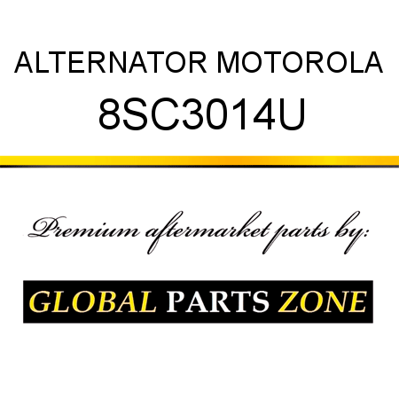 ALTERNATOR MOTOROLA 8SC3014U