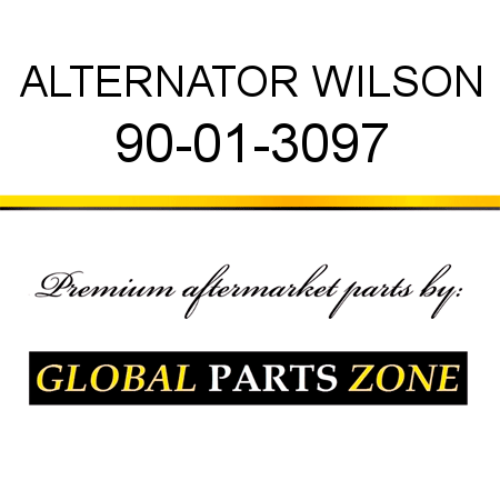 ALTERNATOR WILSON 90-01-3097