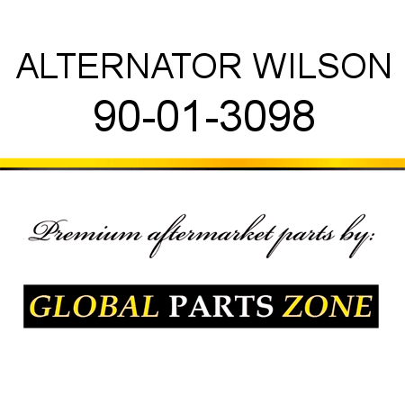 ALTERNATOR WILSON 90-01-3098