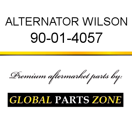 ALTERNATOR WILSON 90-01-4057