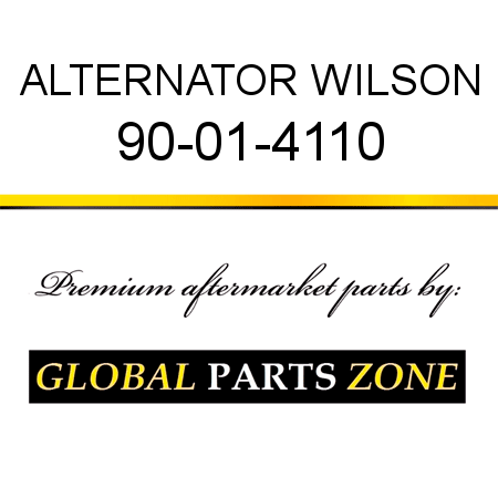 ALTERNATOR WILSON 90-01-4110