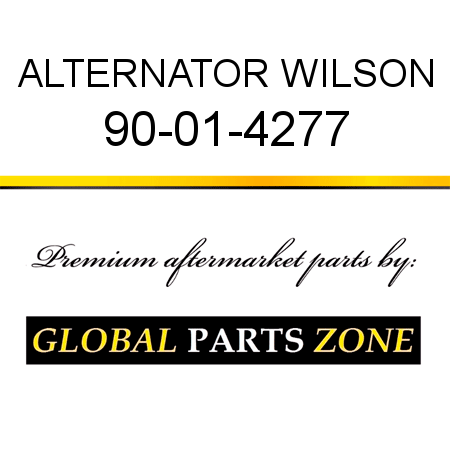 ALTERNATOR WILSON 90-01-4277