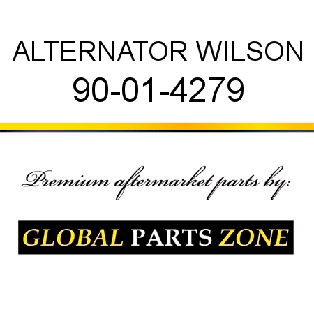 ALTERNATOR WILSON 90-01-4279