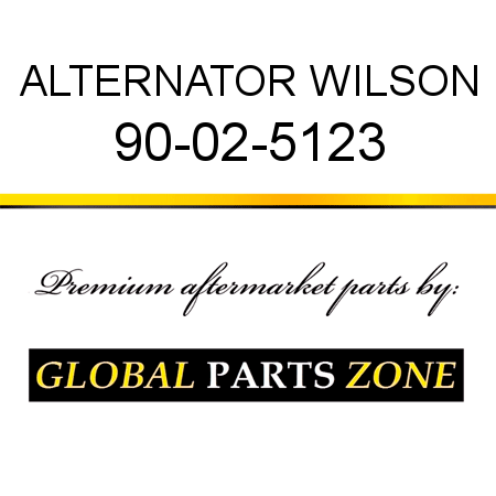 ALTERNATOR WILSON 90-02-5123