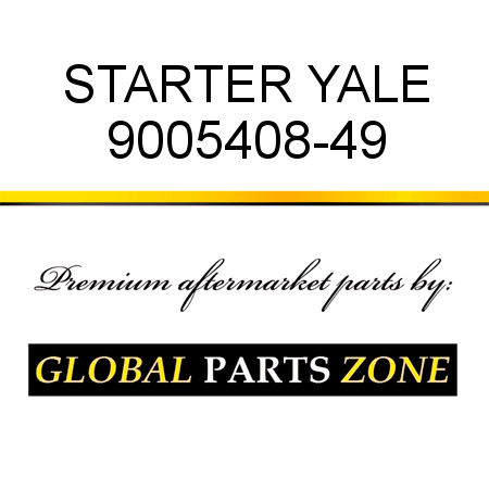 STARTER YALE 9005408-49