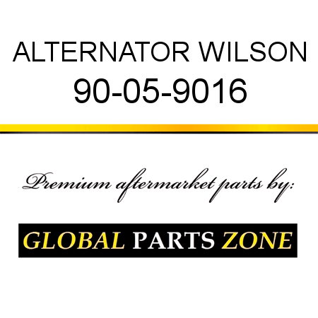 ALTERNATOR WILSON 90-05-9016