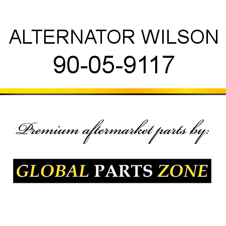 ALTERNATOR WILSON 90-05-9117