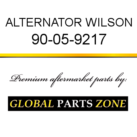 ALTERNATOR WILSON 90-05-9217