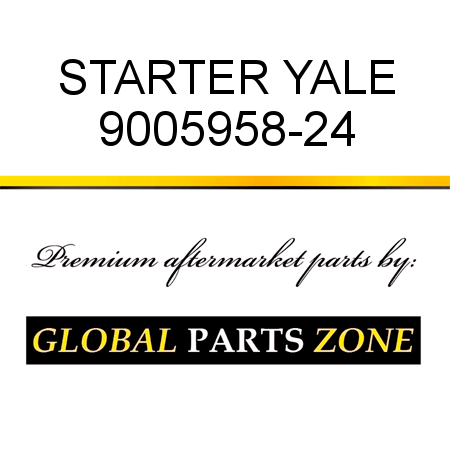 STARTER YALE 9005958-24