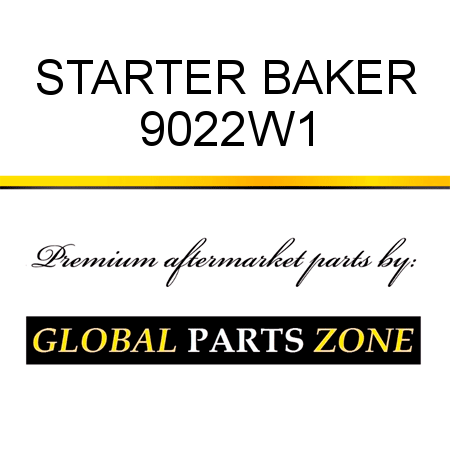 STARTER BAKER 9022W1