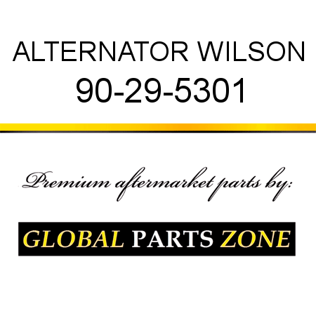 ALTERNATOR WILSON 90-29-5301