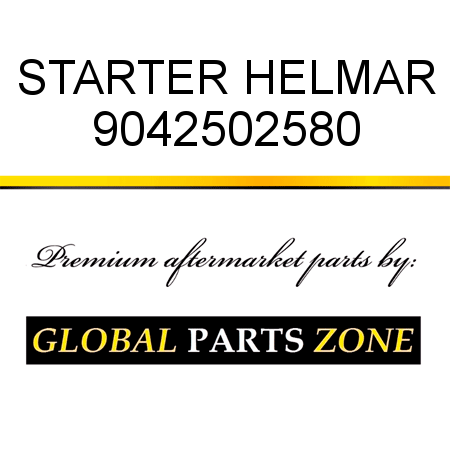 STARTER HELMAR 9042502580