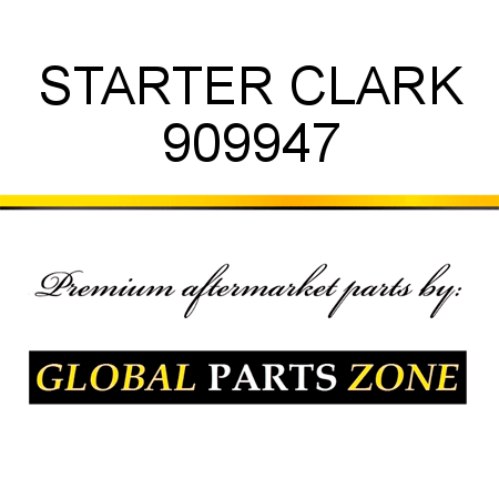 STARTER CLARK 909947