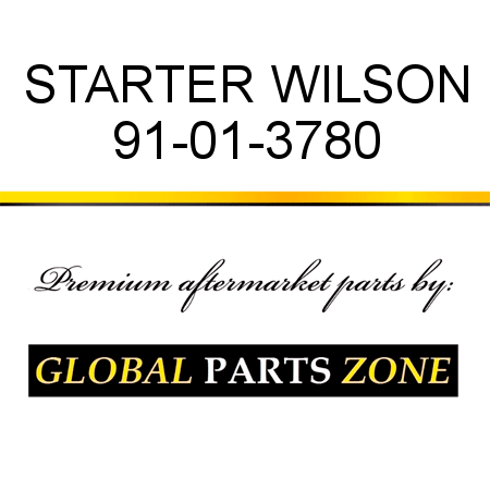 STARTER WILSON 91-01-3780