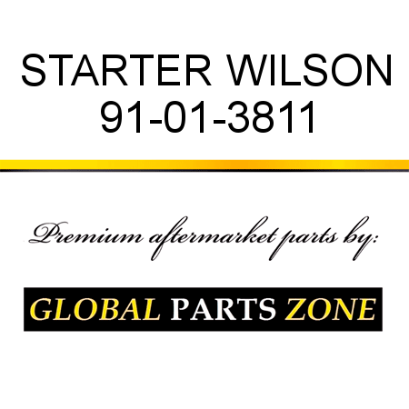 STARTER WILSON 91-01-3811