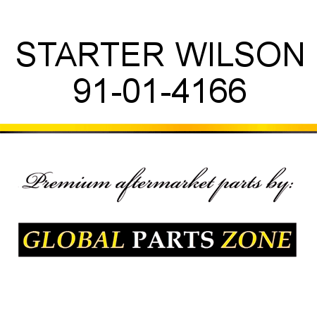 STARTER WILSON 91-01-4166