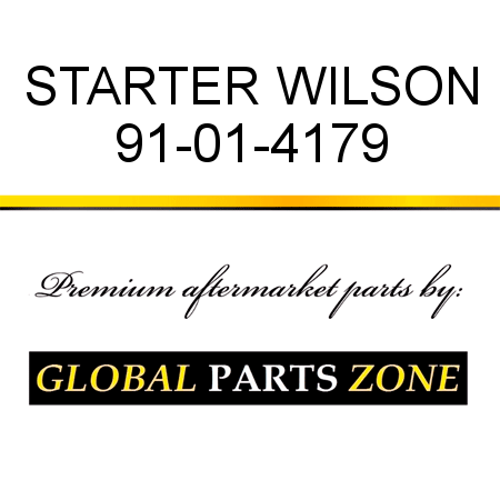 STARTER WILSON 91-01-4179