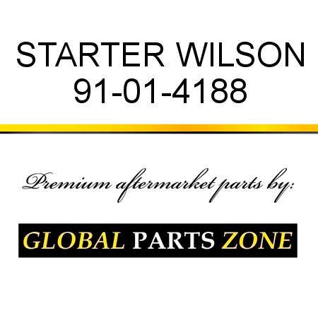 STARTER WILSON 91-01-4188