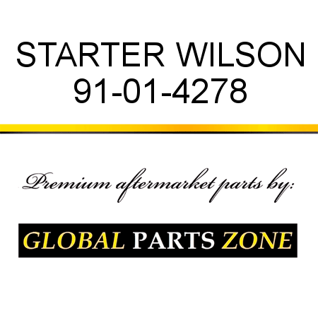 STARTER WILSON 91-01-4278