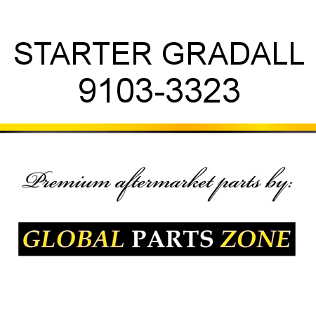 STARTER GRADALL 9103-3323