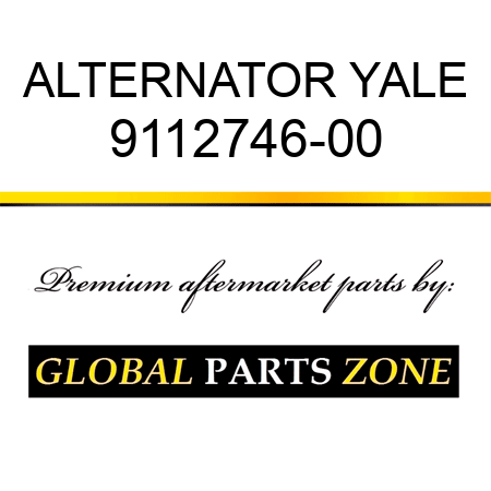 ALTERNATOR YALE 9112746-00