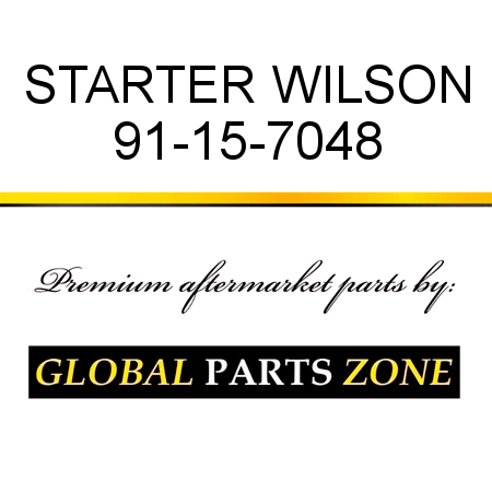 STARTER WILSON 91-15-7048