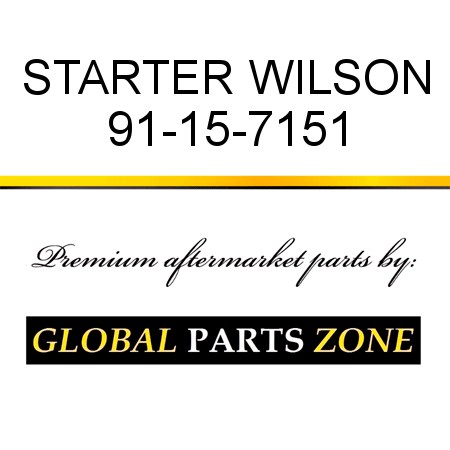 STARTER WILSON 91-15-7151