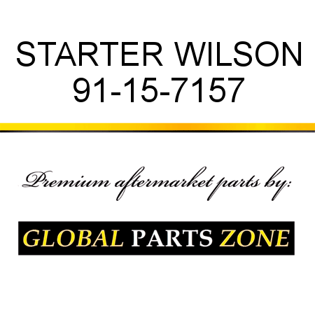 STARTER WILSON 91-15-7157