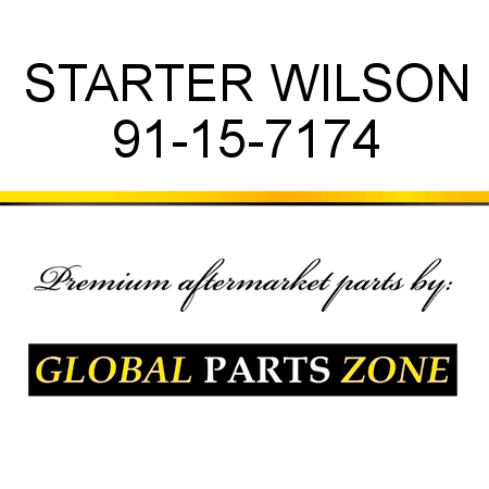 STARTER WILSON 91-15-7174