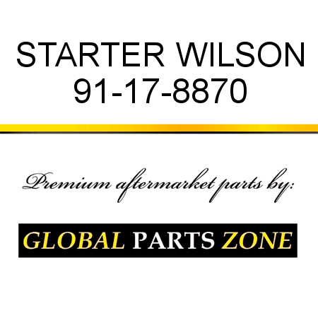 STARTER WILSON 91-17-8870