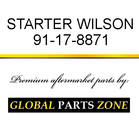 STARTER WILSON 91-17-8871