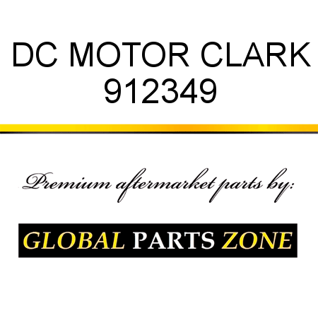 DC MOTOR CLARK 912349