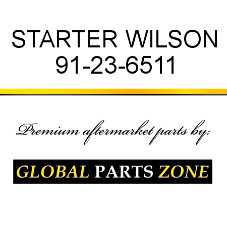 STARTER WILSON 91-23-6511