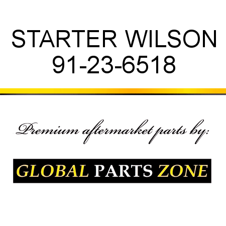 STARTER WILSON 91-23-6518