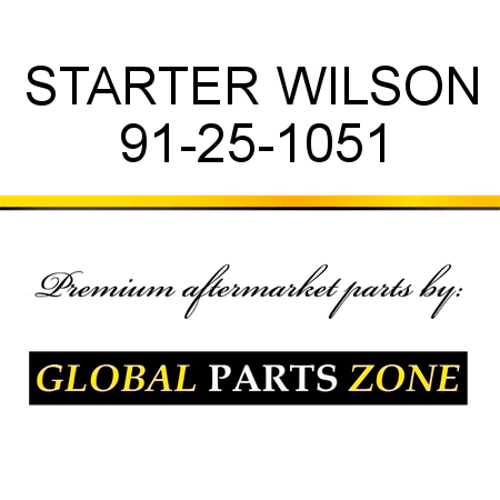 STARTER WILSON 91-25-1051